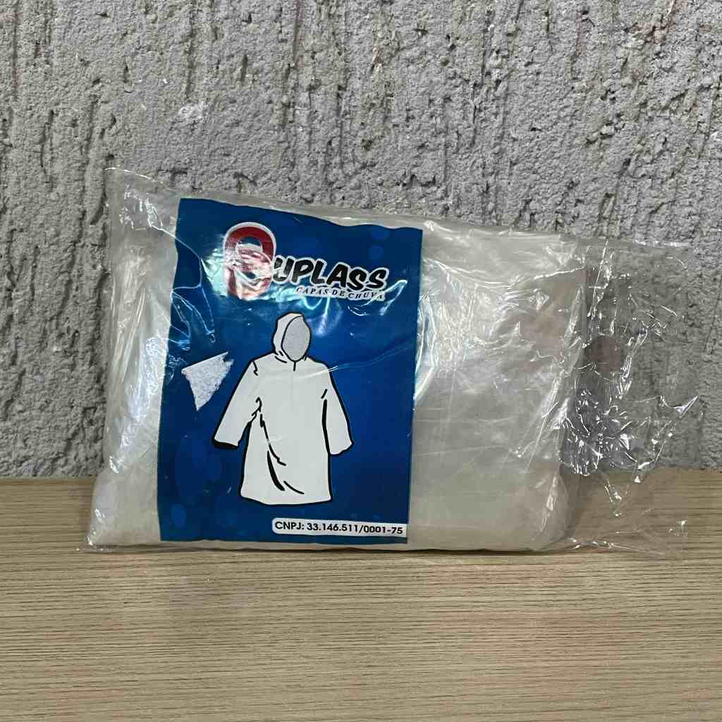 CAPA DE CHUVA TRANSPARENTE