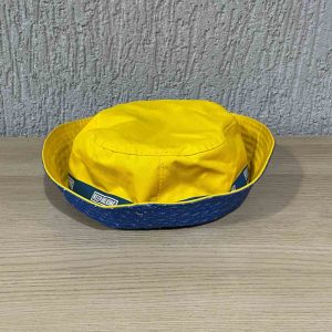 CHAPEÚ JOHNNIE WALKER KEEP WALKING AMARELO E AZUL